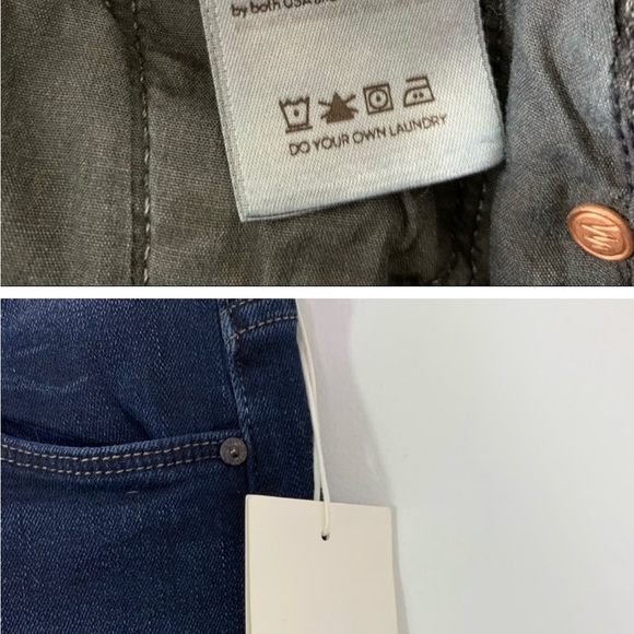 MOTHER Jeans High Waisted Looker Ankle Fray in Last Call 24 NWT - Picture 4 of 5